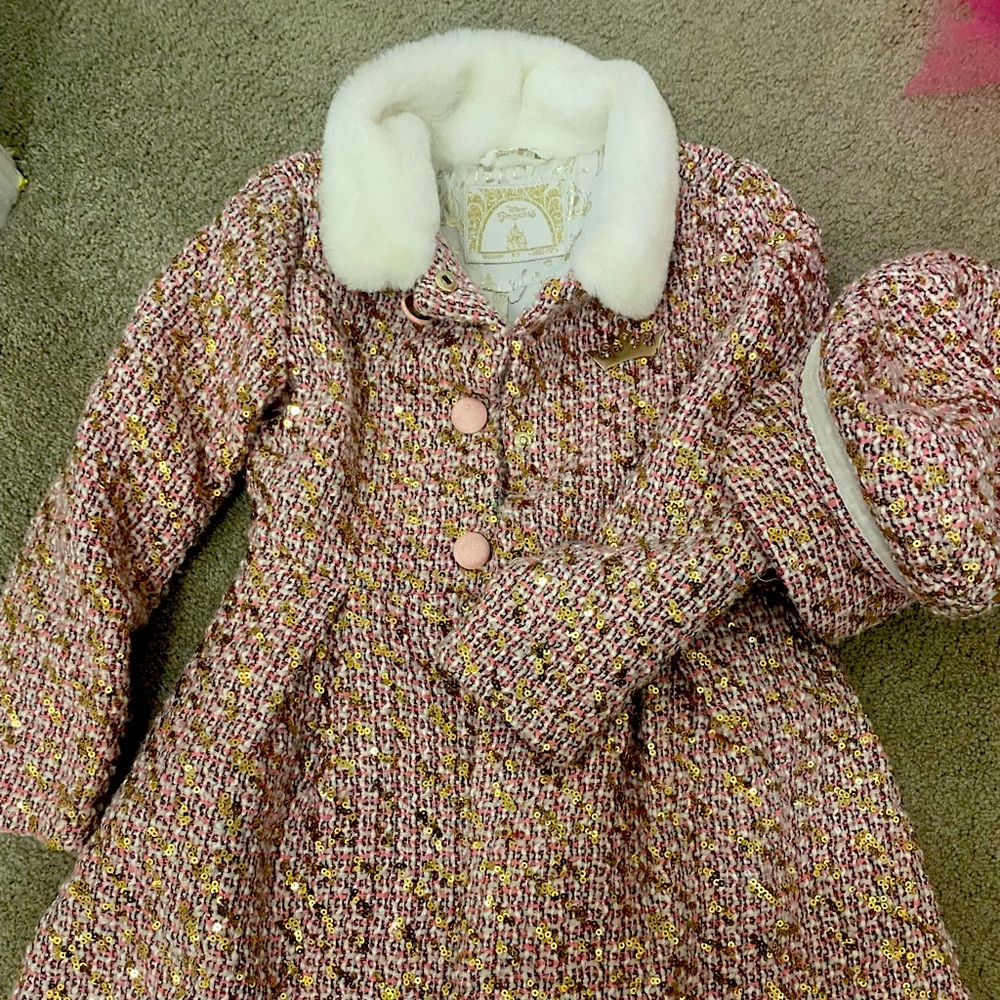 Disney Store Princess Coat and Hat Size 5/6